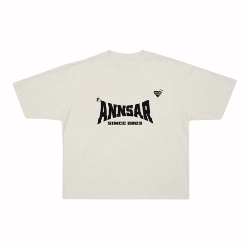 Distortioned Annsar T-shirt MARRON
