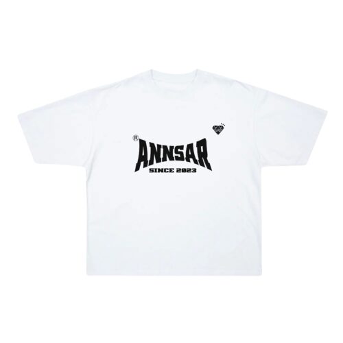 Distortioned Annsar T-shirt BLANCO
